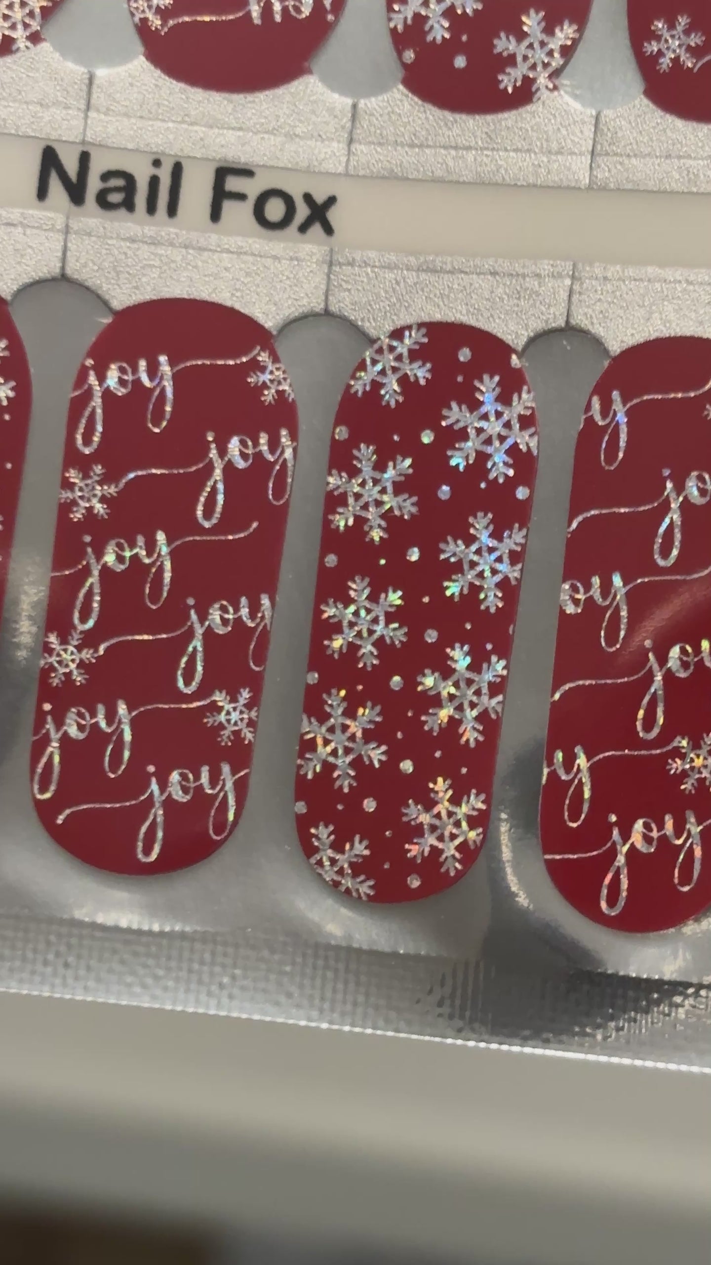 Holiday Joy Exclusive Nail Wraps (HOLO FOIL)